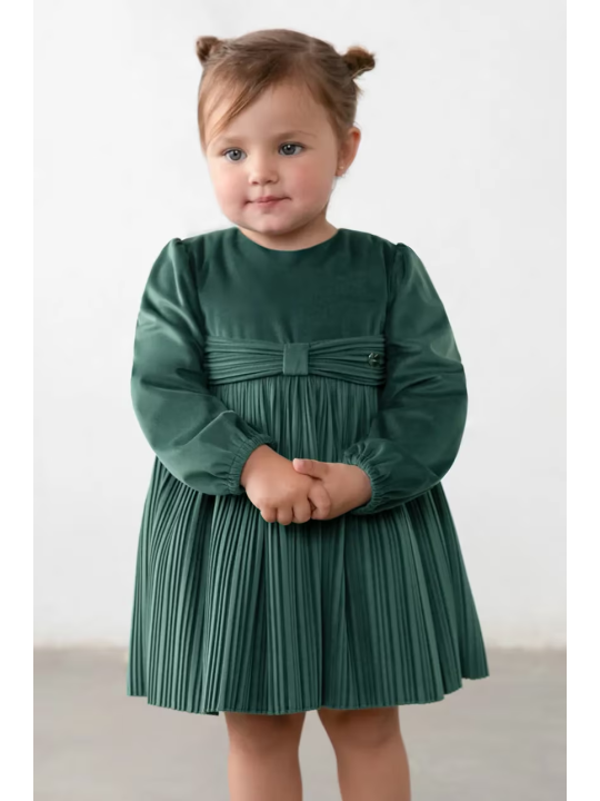 MAYORAL BABY SUKIENKA  DLA DZIEWCZYNKI ASKAMITNA ZIELONA PLISOWANA 2902