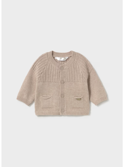 MAYORAL NEWBORN SWETEREK  ROZPINANY BEŻ  2304/41