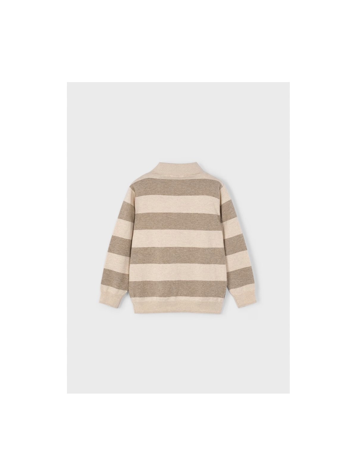 MAYORAL SWETER POLO NA DŁUGI RĘKAW DLA CHŁOPCA W PASY  4122/24