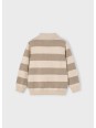 MAYORAL SWETER POLO NA DŁUGI RĘKAW DLA CHŁOPCA W PASY  4122/24