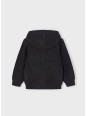 MAYORAL BLUZA SWETER ROZPINANY Z KAPTUREM DLA  CHŁOPCA CZARNY 4386