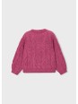 MAYORAL DZIEWCZĘCY SWETER DZIANINOWY Z KWIATAMI 3 D 4319/68