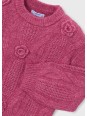 MAYORAL DZIEWCZĘCY SWETER DZIANINOWY Z KWIATAMI 3 D 4319/68