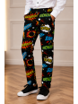 OPPOSUITS KOLOROWY GARNITUR DLA CHŁOPCA W KOMIKSOWY WZÓR BADABOOM MARYNARKA , SPODNIE I KRAWAT OSBO-0003