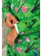 OPPOSUITS GARNITUR CHŁOPIĘCY MINECRAFT 3-CZĘŚCIOWY– MARYNARKA, SPODNIE I KRAWAT OSBB0-10250