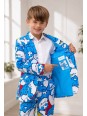OPPOSUITS SMERFY THE SMURFS KOLOROWY GARNITUR CHŁOPIĘCY 3-CZĘŚCIOWY MARYNARKA, SPODNIE I KRAWAT OSBO-1024