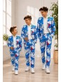 OPPOSUITS SMERFY THE SMURFS KOLOROWY GARNITUR CHŁOPIĘCY 3-CZĘŚCIOWY MARYNARKA, SPODNIE I KRAWAT OSBO-1024