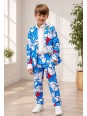 OPPOSUITS SMERFY THE SMURFS KOLOROWY GARNITUR CHŁOPIĘCY 3-CZĘŚCIOWY MARYNARKA, SPODNIE I KRAWAT OSBO-1024