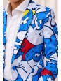 OPPOSUITS SMERFY THE SMURFS KOLOROWY GARNITUR CHŁOPIĘCY 3-CZĘŚCIOWY MARYNARKA, SPODNIE I KRAWAT OSBO-1024