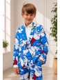 OPPOSUITS SMERFY THE SMURFS KOLOROWY GARNITUR CHŁOPIĘCY 3-CZĘŚCIOWY MARYNARKA, SPODNIE I KRAWAT OSBO-1024