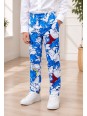 OPPOSUITS SMERFY THE SMURFS KOLOROWY GARNITUR CHŁOPIĘCY 3-CZĘŚCIOWY MARYNARKA, SPODNIE I KRAWAT OSBO-1024