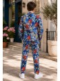 OPPOSUITS SONIC THE HEDGEHOG KOLOROWY GARNITUR CHŁOPIĘCY SUPER SONIC 3-CZĘŚCIOWY MARYNARKA , SPODNIE I KRAWAT OSBO-1022