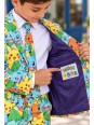 OPPOSUITS POKEMON GARNITUR CHŁOPIĘCY KOLOROWY 3-CZĘŚCIOWY MARYNARKA, SPODNIE I KRAWAT OSTB-1006