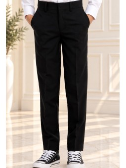 OPPOSUITS GARNITUR SMOKING GŁADKI CZARNY JES SET BLACK 3-CZĘŚCIOWY MARYNARKA , SPODNIE I MUCHAOTTB-1001