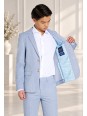 DAILY BY OPPOSUITS GARNITUR CHŁOPIĘCY W PASKI BIAŁE I NIEBIESKIE KOLEKCJA DAILY SERSUCKER DATS-1004