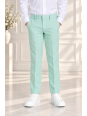 OPPOSUITS GARNITUR DLA CHŁOPCA KOLOR MIĘTOWY GŁADKI MAGIC MINT 3-CZĘŚCIOWY MARYNARKA, SPODNIE I KRAWAT OSBO-1019