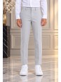 OPPOSUITS GARNITUR DLA CHŁOPCA SZARY GŁADKI  GROOVY GREY 3-CZĘŚCIOWY MARYNARKA , SPODNIE I KRAWAT OSB-0021