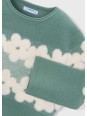 MAYORAL DZIEWCZĘCY SWETER ŻAKARDOWY W KWIATY 4317/42