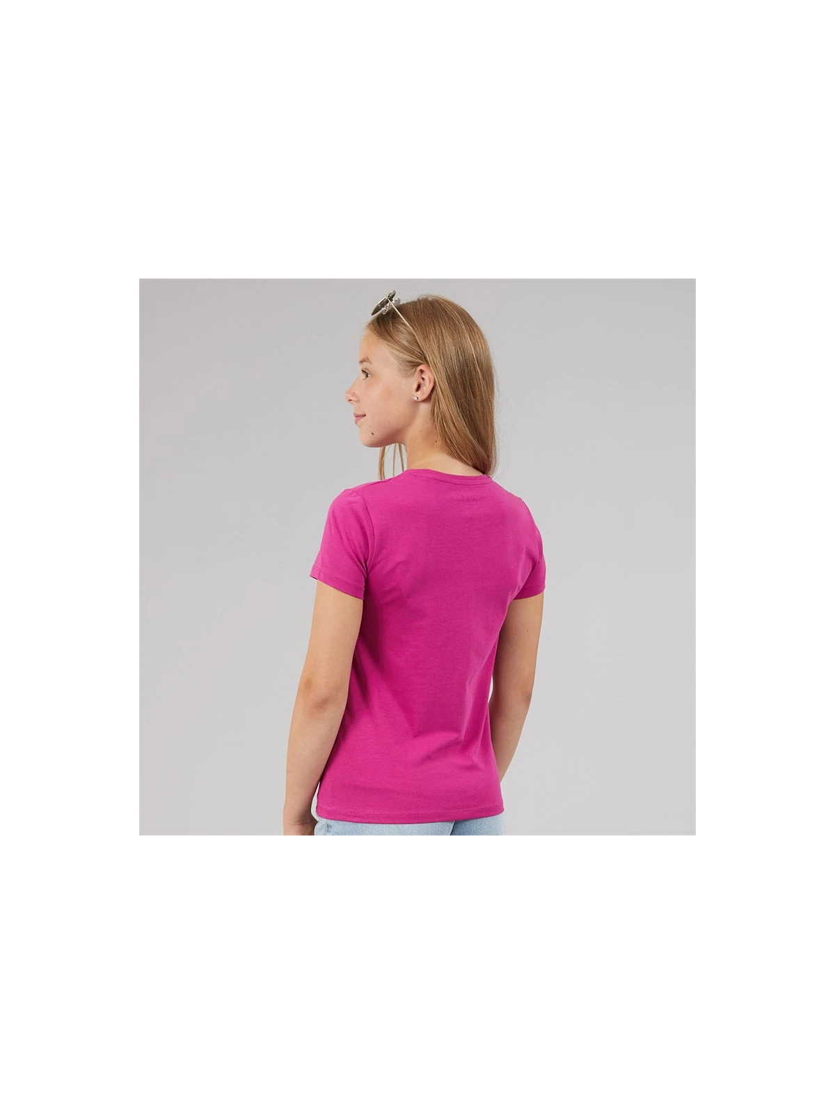 DZIEWCZĘCY  T-SHIRT GUESS KIDS Z LOGO I NADRUKIEM PALM  J6GI14K6YW4-G4A2