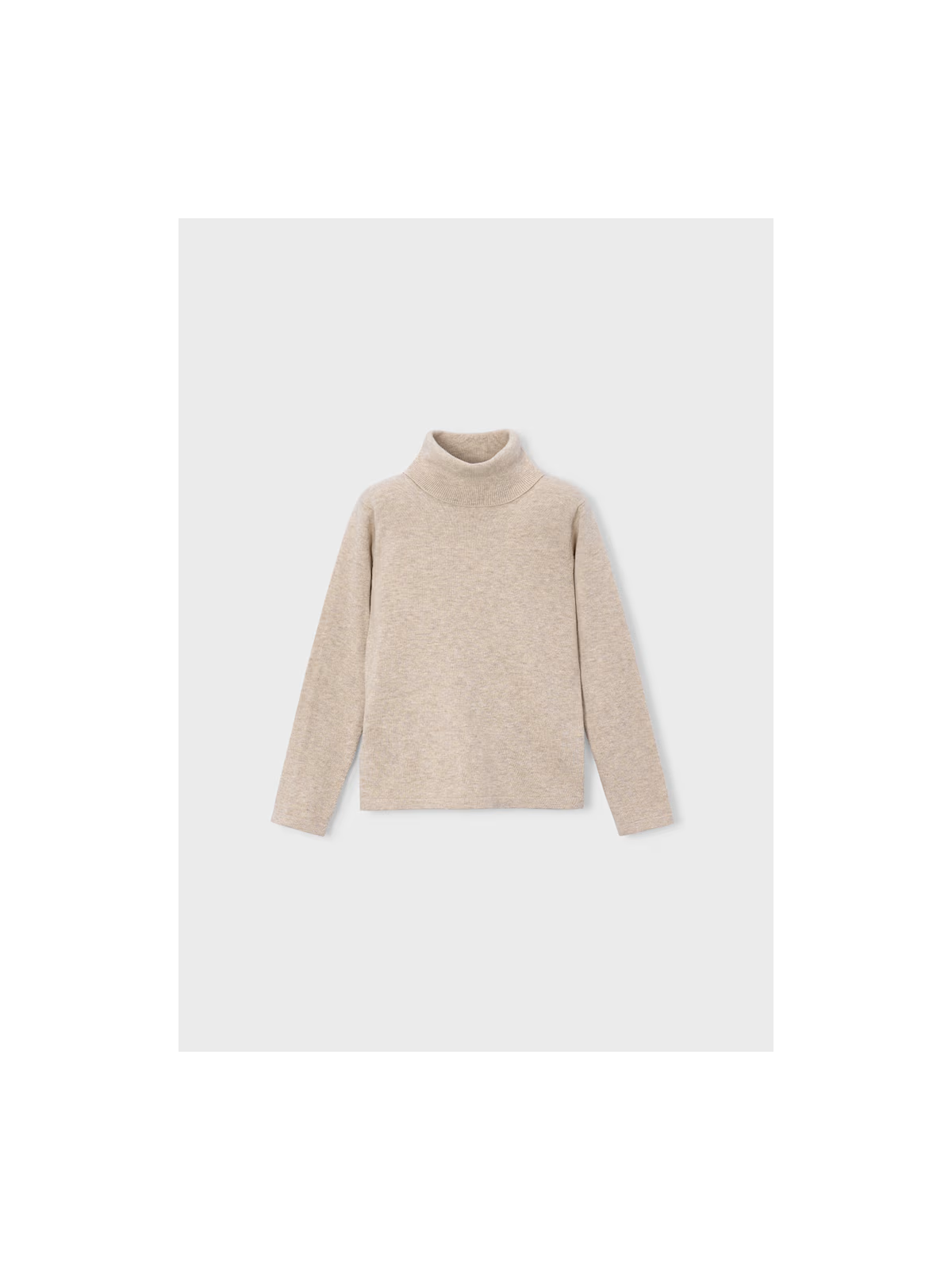 MAYORAL KLASYCZNY DZIECIĘCY SWETER Z GOLFEM BASIC BEŻOWY MELANŻ 313/48