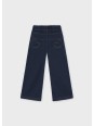 MAYORAL DZIEWCZĘCE LEGGINSY JEANSOWE O SZEROKIM KROJU GRANATOWE 4501/76