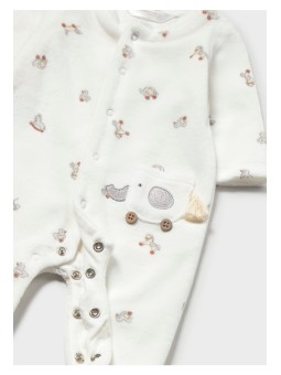 MAYORAL NEWBORN  BAWEŁNIANE ŚPIOCHY NIEMOWLĘCE W ZWIERZĄTKA  2763/72
