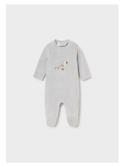 MAYORAL NEWBORN  BAWEŁNIANE ŚPIOCHY NIEMOWLĘCE SZARE W KACZUSZKI   2763/72