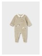MAYORAL NEWBORN AKSAMITNY PAJACYK NIEMOWLĘCY W PASKI  TRAKTORKAMI 2786/83