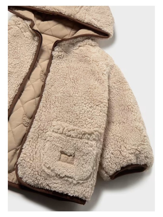 MAYORAL BABY KURTKA DZIECIĘCA ZIMOWA  Z KAPTUREM DWUSTRONNA 2424/91