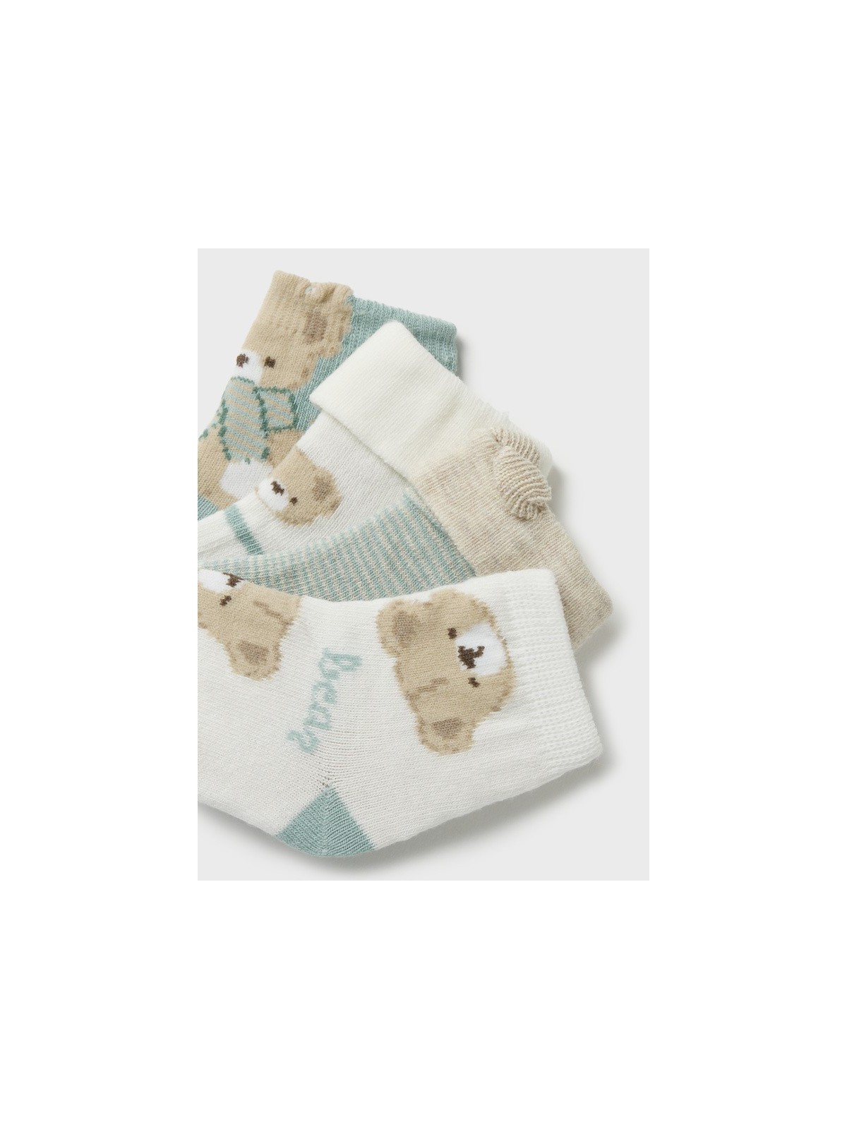 MAYORAL NEWBORN ZESTAW 4 PAR SKARPETEK NIEMOWLĘCYCH  9112/63