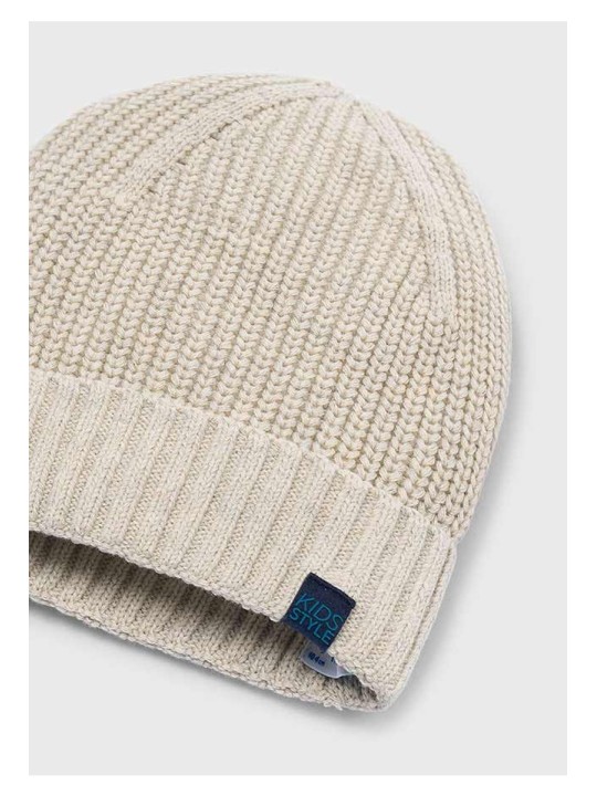 MAYORAL KLASYCZNA DZIECIĘCA CZAPKA BEANIE BEŻOWA 10307/81