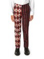 OPPOSUITS SUITMEISTER KOLOROWY GARNITUR DLA CHŁOPCA WE WZÓR HALLOWEEN  KLAUN MARYNARKA , SPODNIE PLUS KRAWAT OBBO-1026