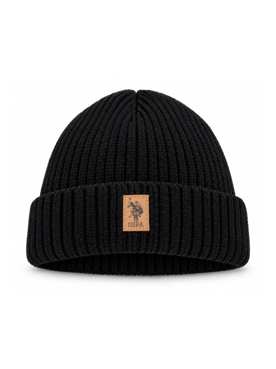 U.S POLO ASSN. CZARNA CZAPKA CHŁOPIĘCA USP3925-023-A001
