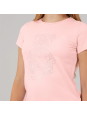 DZIEWCZĘCY  T-SHIRT GUESS  Z MISIEM Z CYRKONIAMI RÓŻOWA -J6GI41J11314-G63M