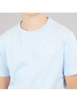 CALVIN KLEIN JEANS CHŁOPIĘCY T-SHIRT  BASIC - BŁĘKIT CK152