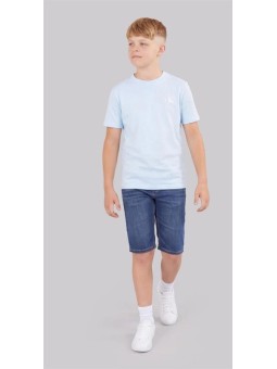 CALVIN KLEIN JEANS CHŁOPIĘCY T-SHIRT  BASIC - BŁĘKIT CK152
