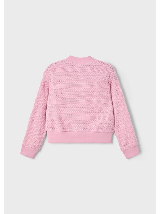 MAYORAL BLUZA ROZPINANA SZYDEŁKOWA RÓŻ 3409 /23