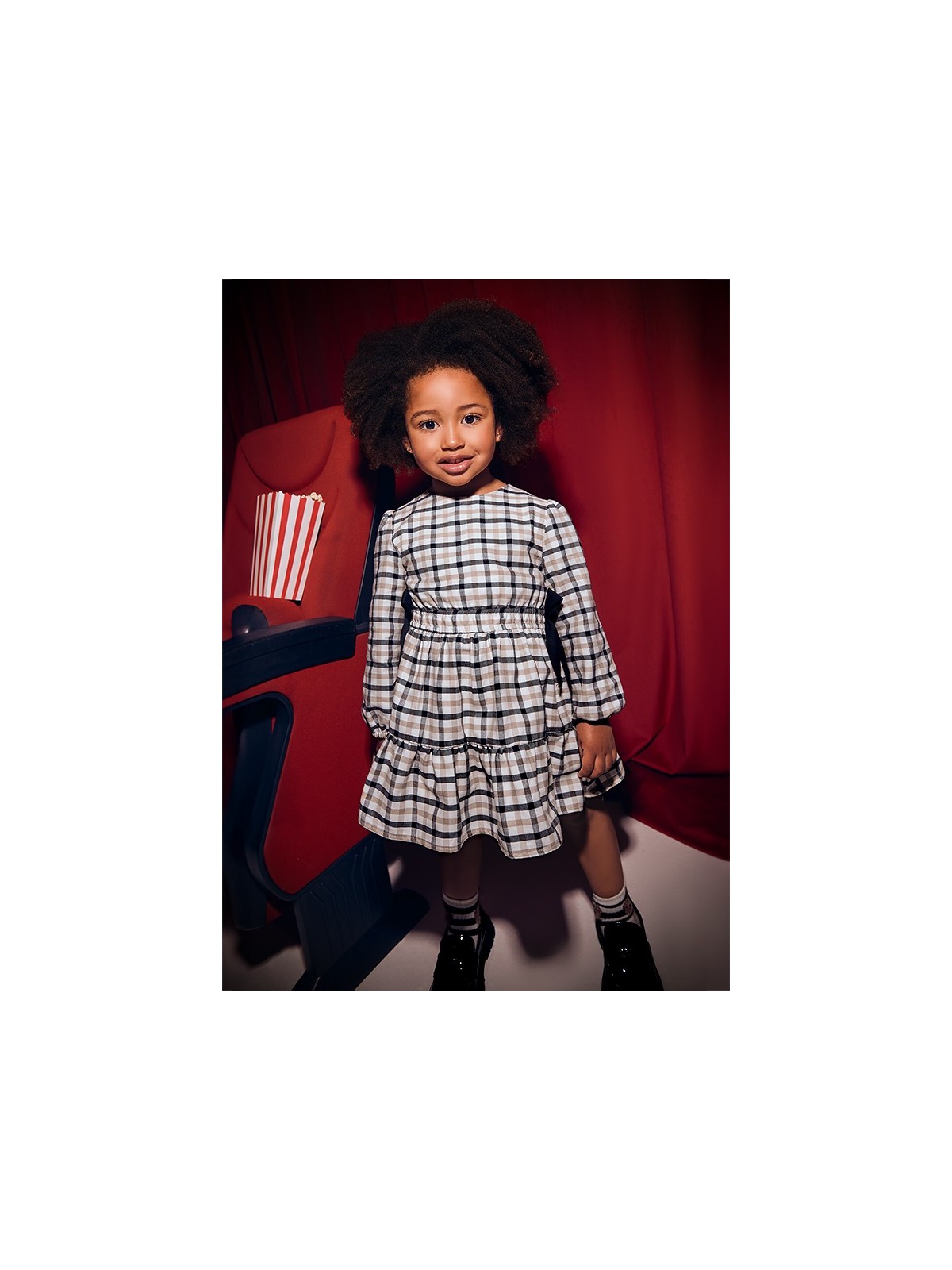 MAYORAL SUKIENKA KRATKA KOKARDY BEŻ CZARNY 4915 /19