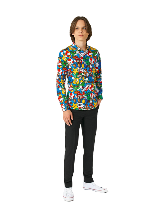 OPPOSUITS KOSZULA KOLOROWA SUPER MARIO TATA SYN OSSB-1005-US