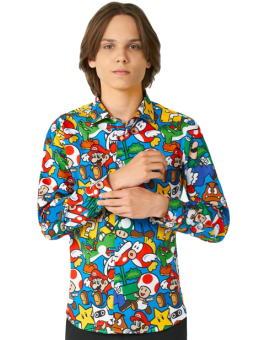 OPPOSUITS KOSZULA KOLOROWA SUPER MARIO TATA SYN OSSB-1005-US
