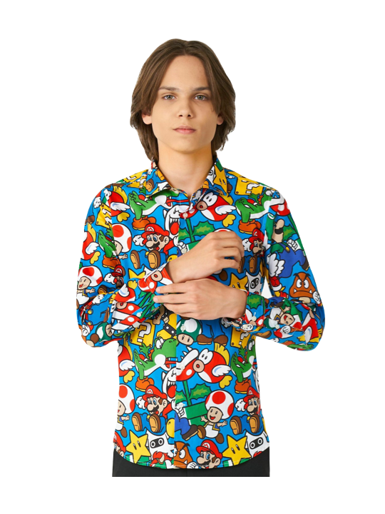 OPPOSUITS SUPER MARIO TEEN BOYS KOSZULA CHŁOPIĘCA MŁODZIEŻOWA OSST-1005