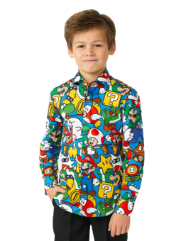 OPPOSUITS KOSZULA KOLOROWA SUPER MARIO TATA SYN OSSB-1005-US