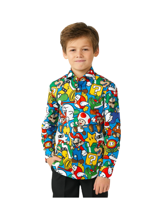 OPPOSUITS SUPER MARIO TEEN BOYS KOSZULA CHŁOPIĘCA MŁODZIEŻOWA OSST-1005