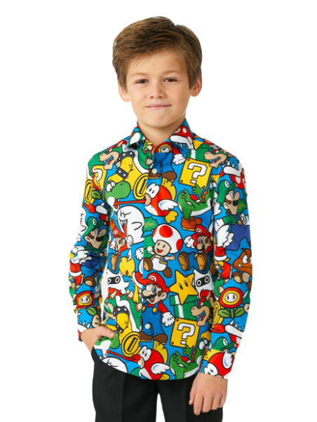 OPPOSUITS KOSZULA KOLOROWA SUPER MARIO TATA SYN OSSB-1005-US