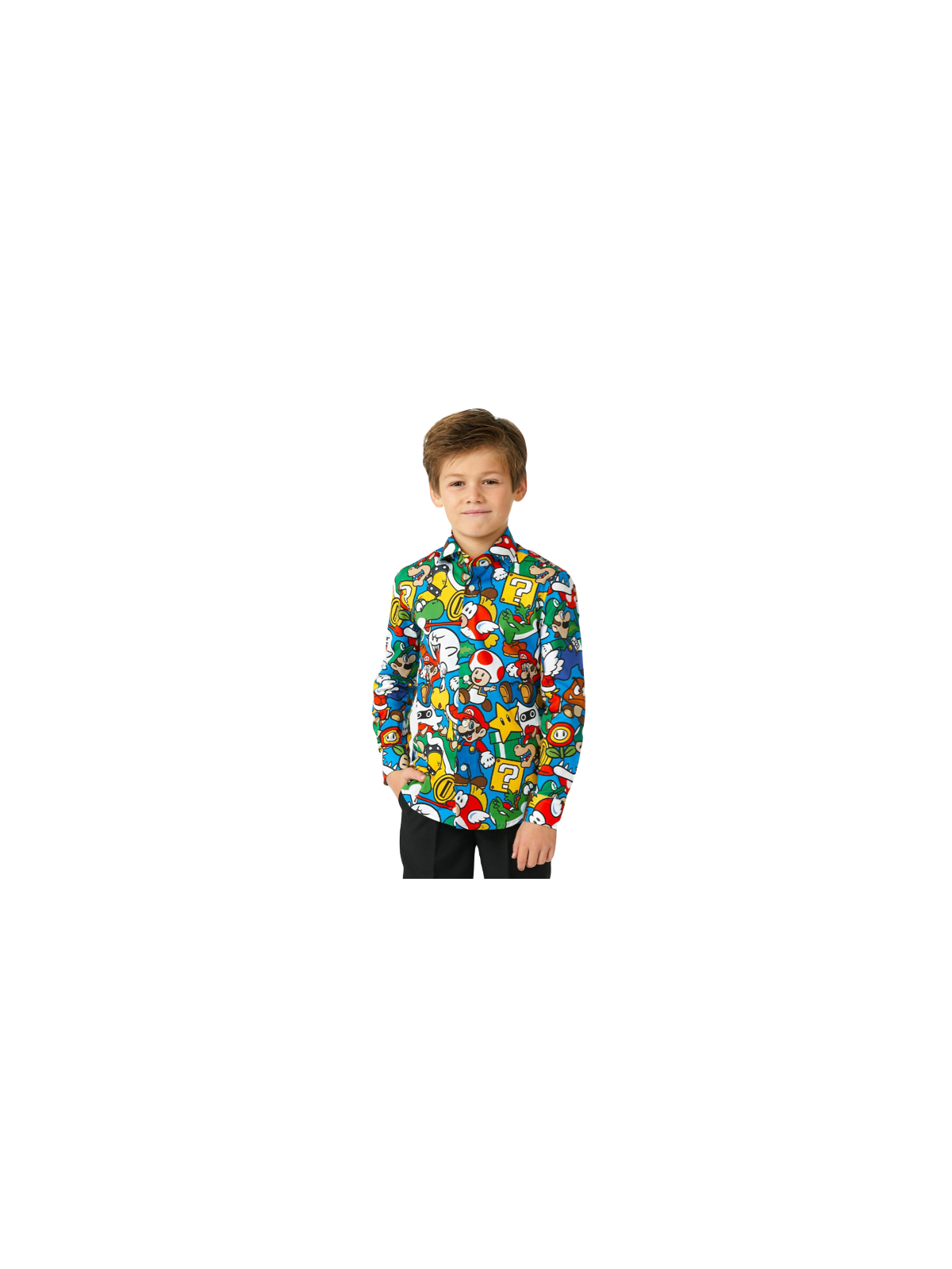 OPPOSUITS SUPER MARIO TEEN BOYS KOSZULA CHŁOPIĘCA MŁODZIEŻOWA OSST-1005