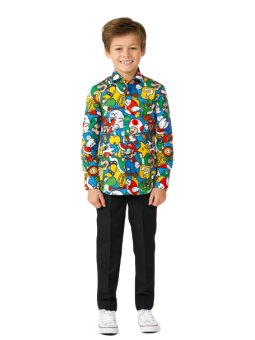 OPPOSUITS KOSZULA KOLOROWA SUPER MARIO TATA SYN OSSB-1005-US