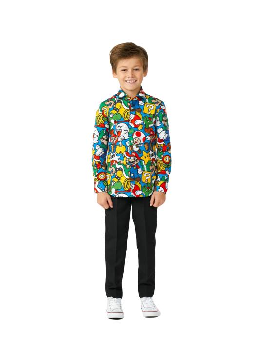 OPPOSUITS KOSZULA KOLOROWA SUPER MARIO TATA SYN OSSB-1005-US