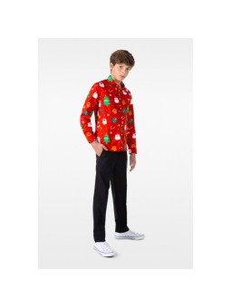 OPPOSUITS KOSZULA KOLOROWA ŚWIĘTA FESTIVITY RED TATA SYN OSSB-1011-US