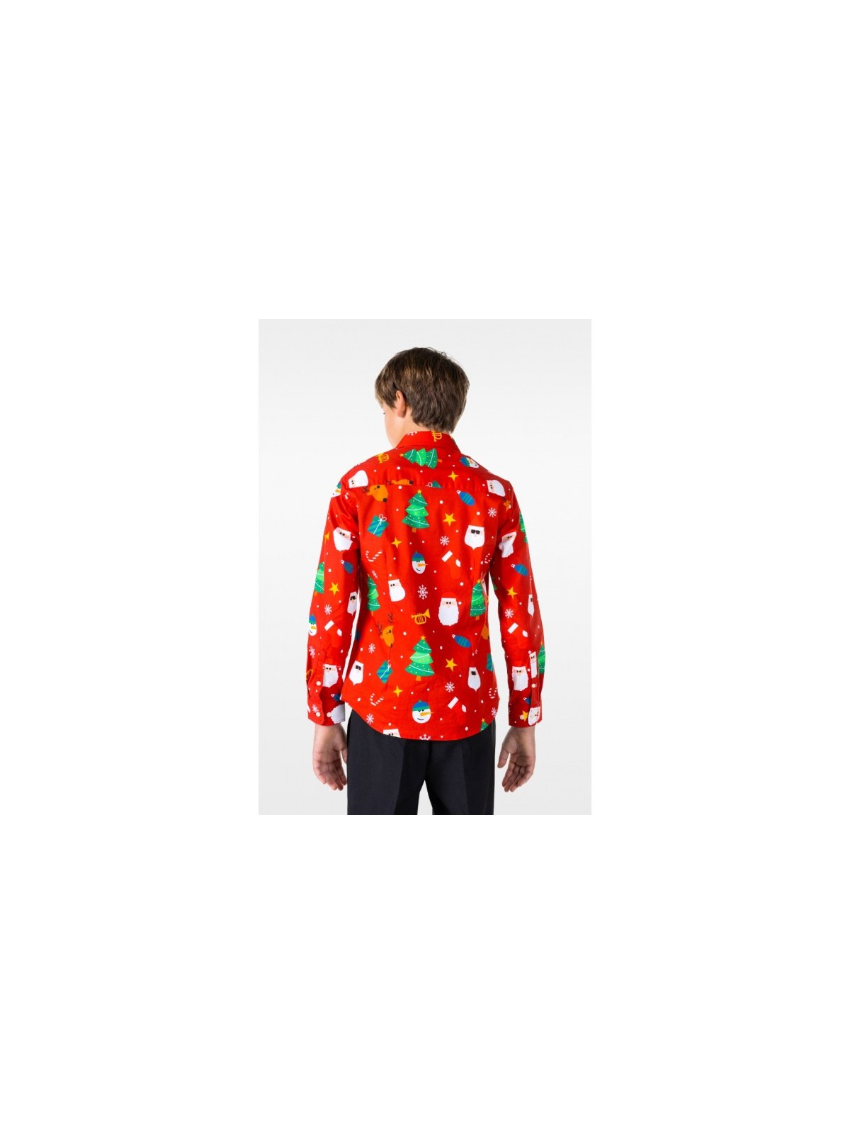 OPPOSUITS KOSZULA KOLOROWA ŚWIĘTA FESTIVITY RED TATA SYN OSSB-1011-US