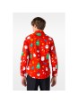 OPPOSUITS KOSZULA KOLOROWA ŚWIĘTA FESTIVITY RED TATA SYN OSSB-1011-US
